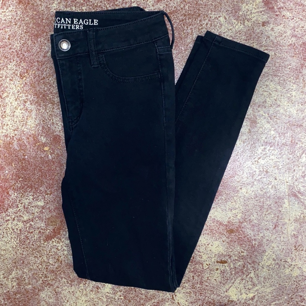 American Eagle Jeggings size 4 Black